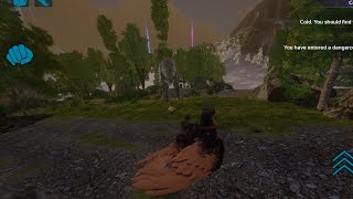 Ark mobile  trapping and taming gigatonosaurus a bad idea [upl. by Eisus]