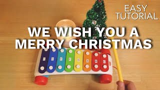 How to play We Wish You a Merry Christmas on xylophone [upl. by Tolecnal]