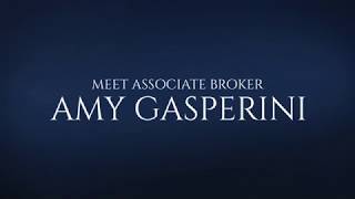 Meet Amy Gasperini Associate Broker [upl. by Anaiad]