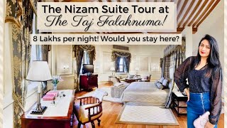 The Nizam Suite Tour  8 LAKHS a night  Taj Falaknuma Palace  Would you stay here  Ashtrixx [upl. by Anilocin]