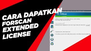 Cara Mendapatkan Extended License Forscan [upl. by Bank814]