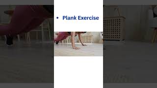 Best Exercises To Shrink Stomach Fat Fast plank fitness workout exercise challenge [upl. by Dlarrej]