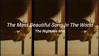 the most beautiful song in the world  The Night We Met [upl. by Azile134]