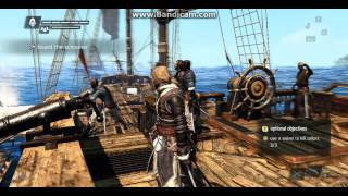 Assassins Creed BlackFlag Incapacitate a schooner Walkthrough [upl. by Estey265]