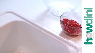 How to cut and deseed a pomegranate [upl. by Akirrehs]