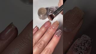 Mocha shimmer dip powder nails ✨🤎 nails dippowdernails dippowder naturalnails dipnails [upl. by Nadoj]