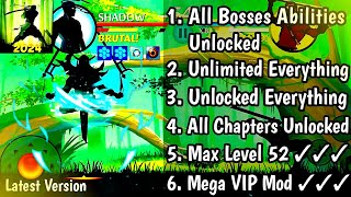 Shadow Fight 2 All Bosses Abilities Unlocked Mod  Latest Version  Free Download [upl. by Ahaelam]