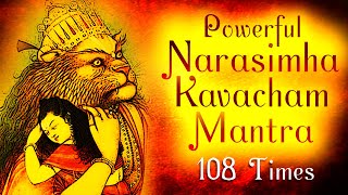 Powerful Narasimha Kavacham Mantra  Ugram Veeram Maha Vishnum 108 Time  Narasimha Mantra Stotra [upl. by Kobe679]