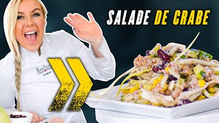 Linstant Recette  Salade de crabe [upl. by Lehsreh560]