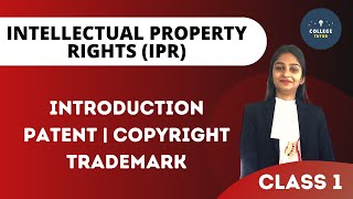 Intellectual Property Rights  Patent  Copyright  Trademark  IPR [upl. by Eednar]