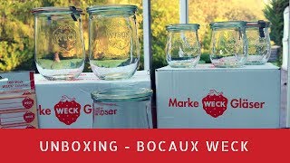 Unboxing  Bocaux WECK [upl. by Garson541]