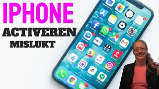 iPhone Hulp iPhone activeren mislukt [upl. by Yort270]