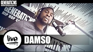 Damso  Peur Dêtre Sobre Live des studios de Generations [upl. by Dreddy]