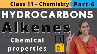 Chemical properties of alkenes  Hydrocarbons class 11 chemistry  NEET JEE  CBSE [upl. by Merrell915]