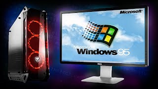 Can Windows 95 and NT 40 Run on a New Modern PC 2024 [upl. by Mckee]