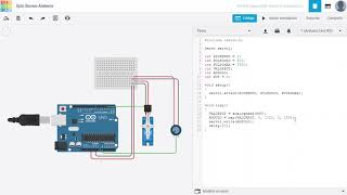 Calibración y control de un servomotor mediante un potenciómetro  Tinkercad [upl. by Kaile]