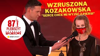 PRZEMOWA RÓŻY KOZAKOWSKIEJ WZRUSZYŁA WSZYSTKICH quotAŻ SERCE CHCE MI WYJŚĆ Z PIERSIquot  SportowiecRoku [upl. by Binah]