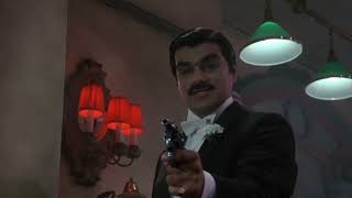 The late Dick Butkus in Johnny Dangerously 1984 robbing Roman Moronies club [upl. by Itteb288]