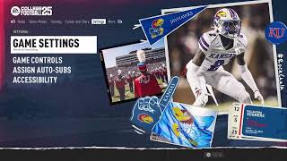 How to use a Custom Playbook in Dynasty  EA College Football 25 [upl. by Frazer928]