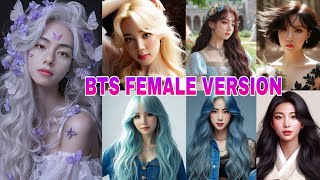 BTS GIRL 💜 Bts Female Version bts jungkook taehyung jimin jin suga jhope rm KpopLily14 [upl. by Orvil]