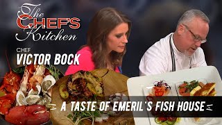 A Taste of Emerils Fish House  Chef Victor Bock [upl. by Errised]