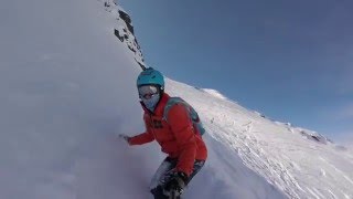 PowderBlue  offpiste powder snowboarding in Val Thorens [upl. by Krista]