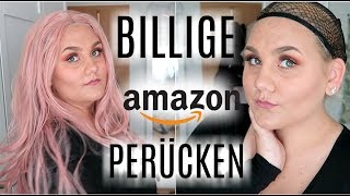 Ich teste 4 BILLIGE Amazon Perücken Im shook [upl. by Alledi910]