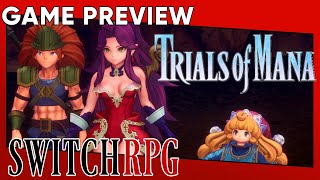 SwitchRPG Previews  Trials of Mana  30 minutes Nintendo Switch Gameplay [upl. by Lombardi]