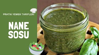 Pratik Naneli Pesto Sos Tarifi 15 Dakidada Hazır Yemek Food [upl. by Argile767]