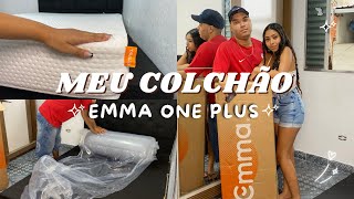 MEU COLCHÃO NOVO CHEGOU  Unboxing do Colchão Emma One Plus 🧡✨ [upl. by Trabue18]