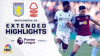 Aston Villa v Nottingham Forest  PREMIER LEAGUE HIGHLIGHTS  2242024  NBC Sports [upl. by Neerbas]