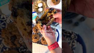 Blueberry Muffin with Cinnamon Crumble baking ads [upl. by Gayla524]