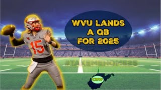 WVU Football Lands a QB Commit for 2025  West Virginia Football  CRW Recruiting [upl. by Nosraep]