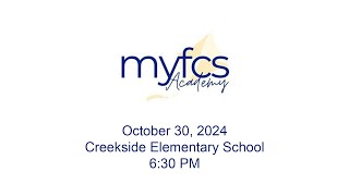 myFCS Academy October October 30th 2024 [upl. by Eisenstark607]