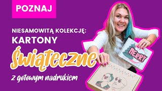 Opakowania świąteczne  Kartony z nadrukiem świątecznym na prezent [upl. by Dicky529]