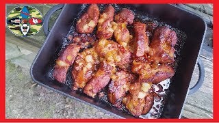 Cast Iron BBQ Country Pork Ribs [upl. by Ahsim]