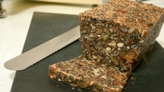 Nordic Nut Bread  Paleo Bread  Stone Age Bread [upl. by Ettenel]