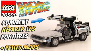 Comment résoudre le problème de portes de la DELOREAN LEGO 10300 Retour vers le futur et petits MODS [upl. by Sadinoel]