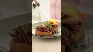 Steak Sandwich  sandwiches food foodpom recipes steaks sauces [upl. by Anerbes]