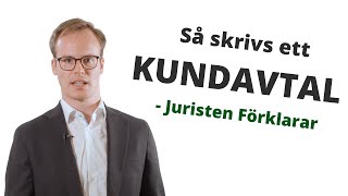 Kundavtal  Vad gäller Hur funkar det  Juristen Förklarar [upl. by Anerda]