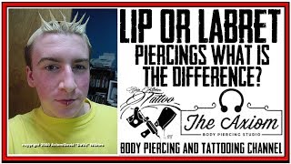 Lip or Labret Piercing What is the Difference [upl. by Ellehcil474]