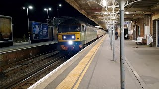 47810 departs Fareham Train Station working 1Z28 220624 [upl. by Akcimat]