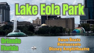 Lake Eola Park Orlando Florida with Rockin Robin 103 [upl. by Rowen48]