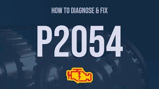 How to Diagnose and Fix P2054 Engine Code  OBD II Trouble Code Explain [upl. by Punak]