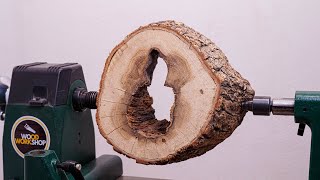 Giving this Chunk of Wood a Second Chance as a Lava Vase [upl. by Ursulette]