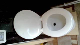 Jabsco macerator toilet [upl. by Birdt]