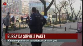 Bursada bomba paniği Haber 13 01 2017 [upl. by Vasyuta373]