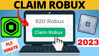 How to Claim Robux in Pls Donate  Roblox Tutorial [upl. by Nostaw]