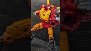 Arise Rodimus Prime transformers transformerswarforcybertron transformersstopmotion [upl. by Dnamron]