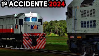 Impacto Mortal  Choque de Trenes en Indonesia 2024 [upl. by Notpmah]